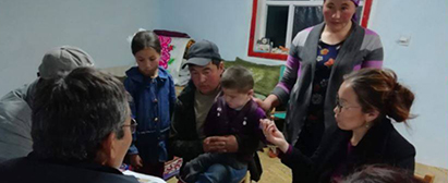 Projektet Strengthening Children with Disabilities Development (SCD) i Mongoliet.