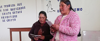 Lovsang i peruansk kirke