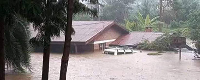 Billede fra oversvømmet Mekane Yesus Seminary