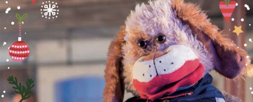 Gumle spiller hovedrollen i LM Kids' juleblad, der hver dag i december rummer en konkurrence og en familieandagt Gumle fra julekalenderen