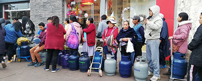 Foto: Kø i Cuzco