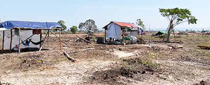 Området Run Ta Eak 40 kilometer uden for Siem Reap