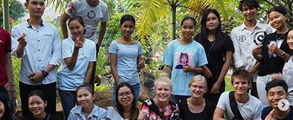 De unge i kirken i Siem Reap har ikke eget ungdomsarbejde, men er en integreret del af kirken Unge i Siem Reap, Cambodja, efteråret 2018