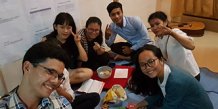 Foto: Gruppe studerende i Cambodja