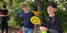 Foto: Discgolf på Sportslejr